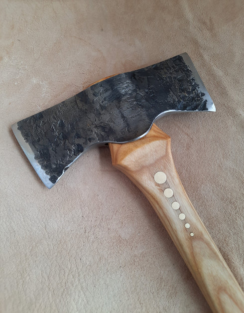 Flat Top Double Bit Axe (with Sheath)